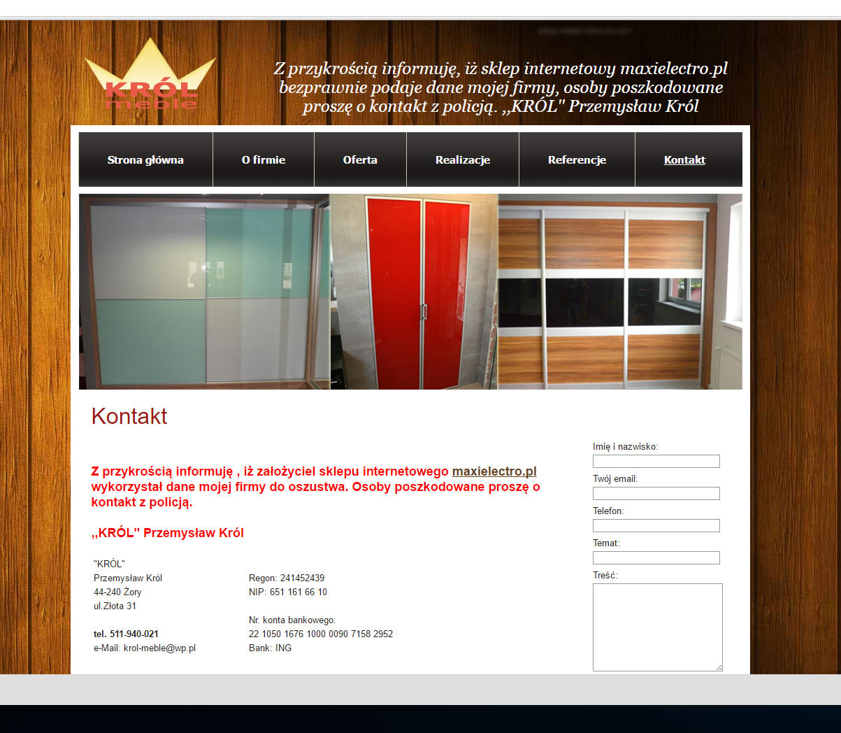 Prawdziwa firma - Król z Żor